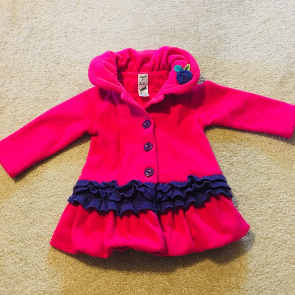 EUC fleece like dress jacket 2T